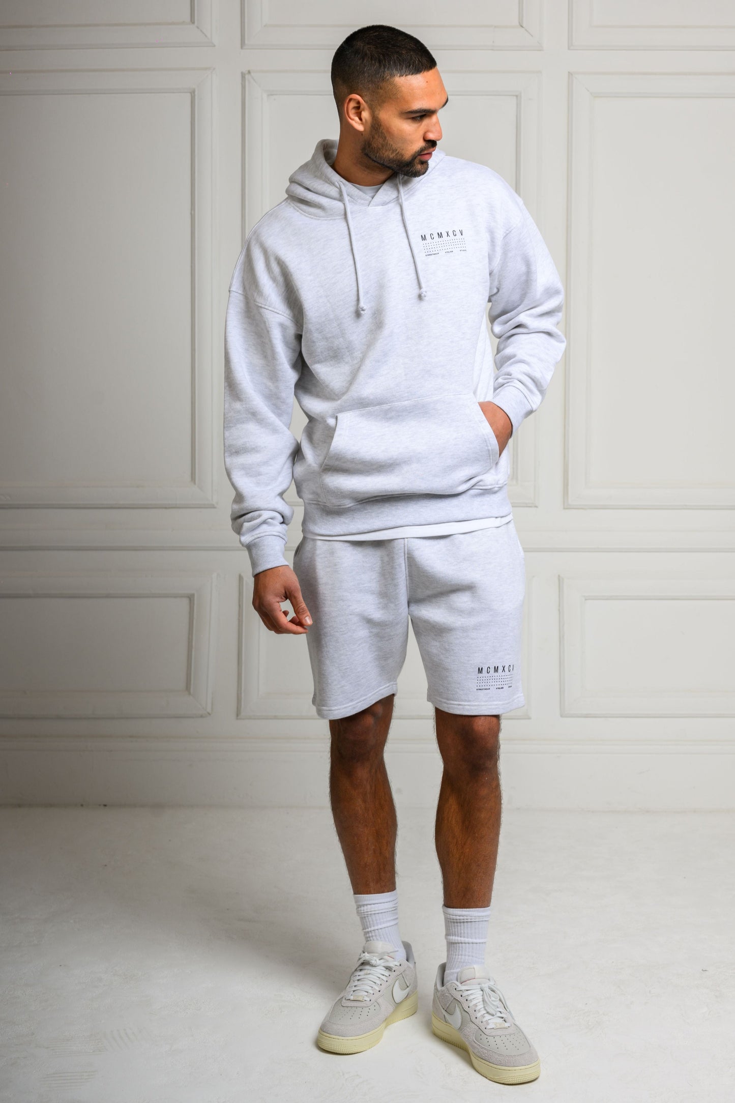 FENTON HOODIE - GREY MARL