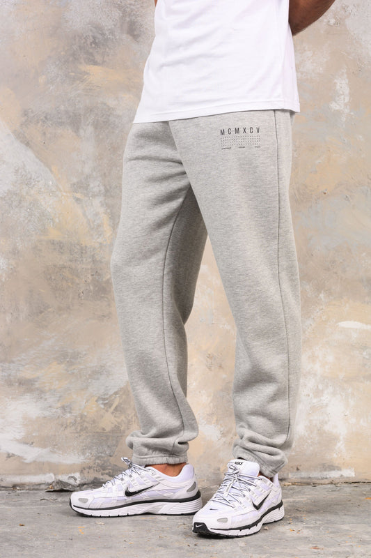 FENTON CUFFED JOGGERS - GREY MARL