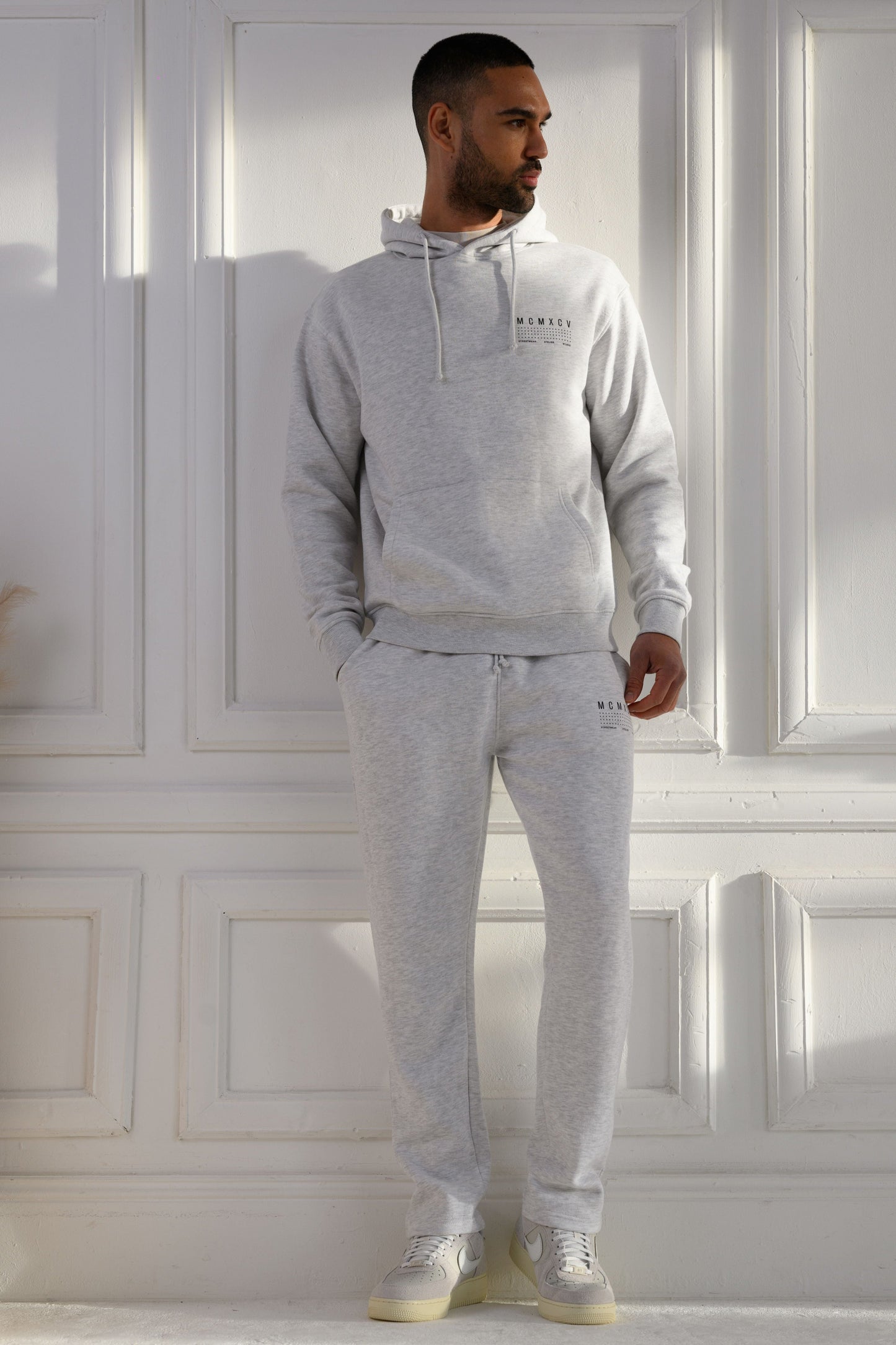 FENTON HOODIE - GREY MARL