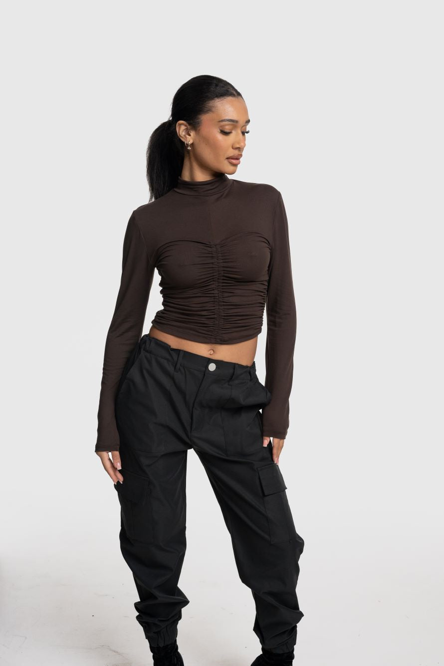 Brave Soul GRETA Top - Peppercorn