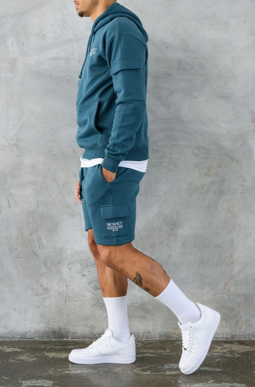 INTEGER CARGO SHORT - TEAL