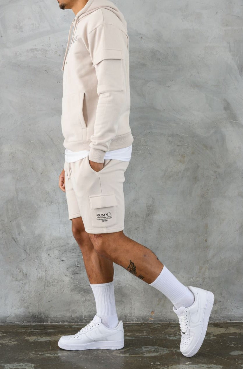 INTEGER CARGO SHORT - OFF WHITE