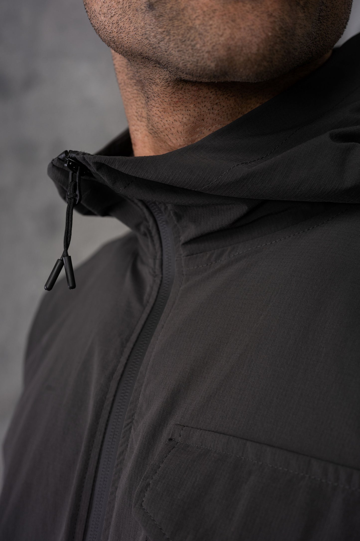 JETSTAR JACKET & SHORT SET - IRON GREY