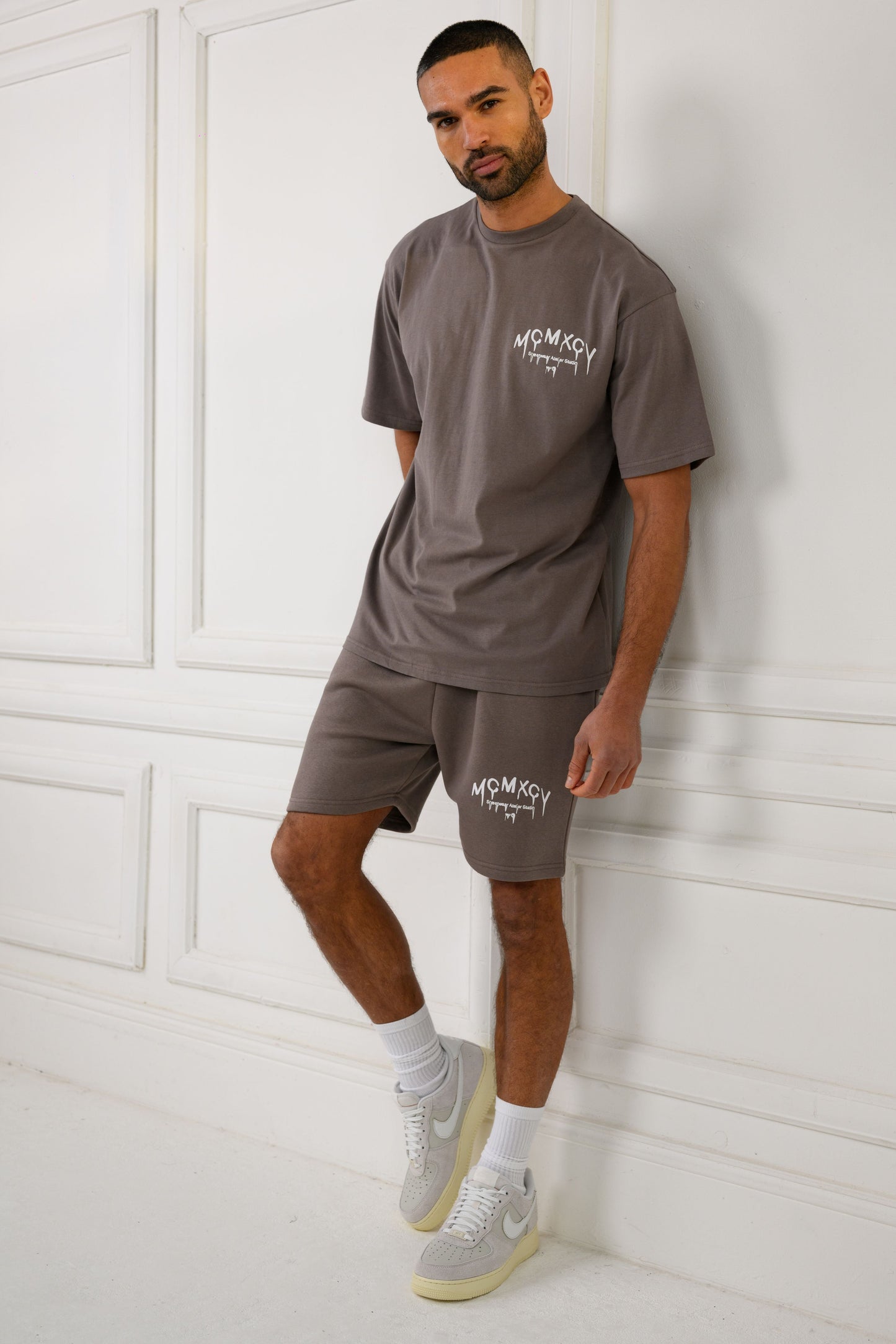 KARSON FLEECE SHORT - CINDER
