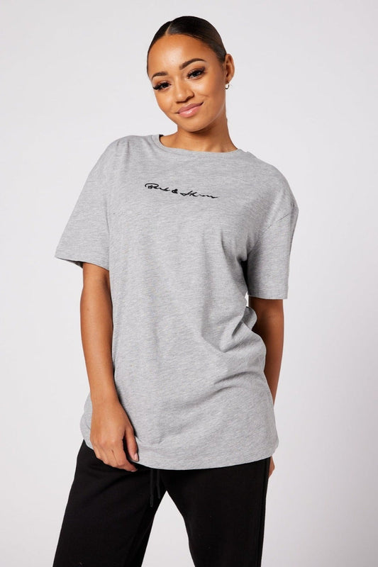 LOUISE T-SHIRT - GREY MARL