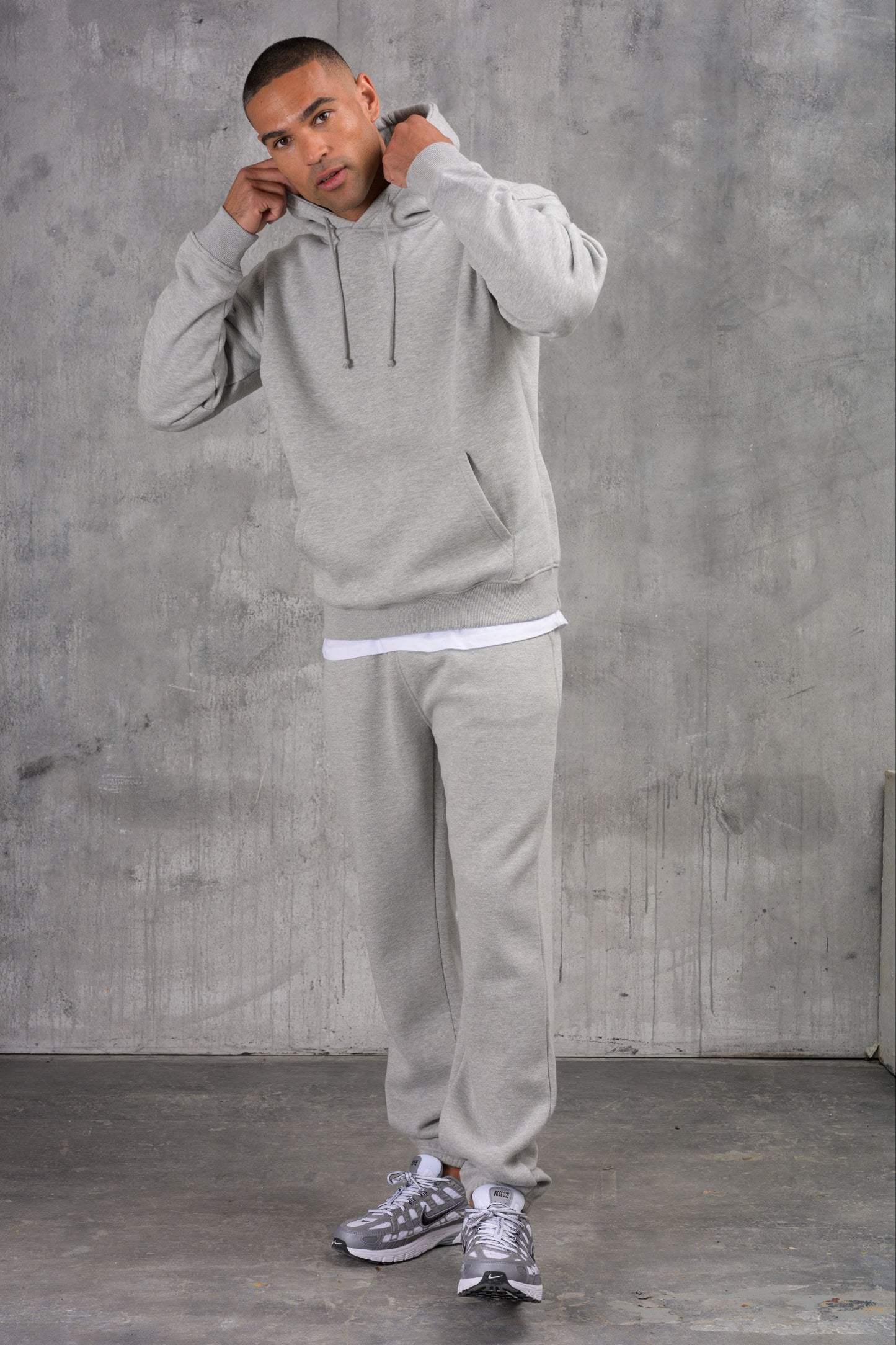 MATEUS TRACKSUIT - GREY MARL