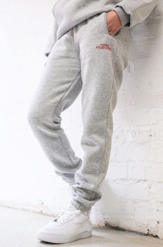 MAYA GIRLS JOGGER - GREY MARL