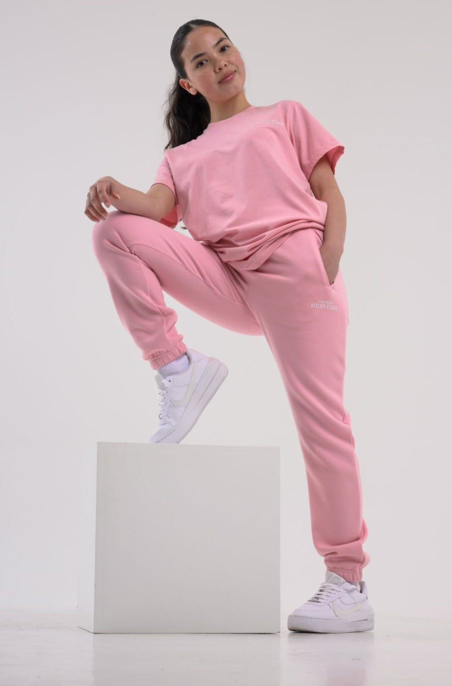 MAYA GIRLS JOGGER - CANDY PINK