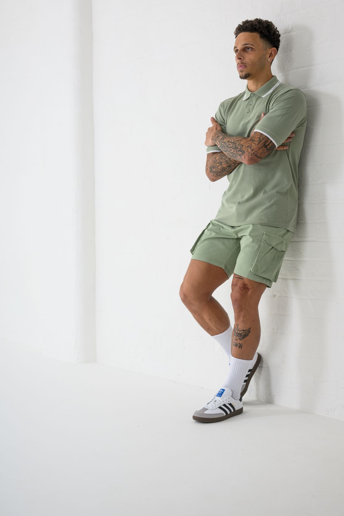 OREGA POLO SHIRT - SAGE