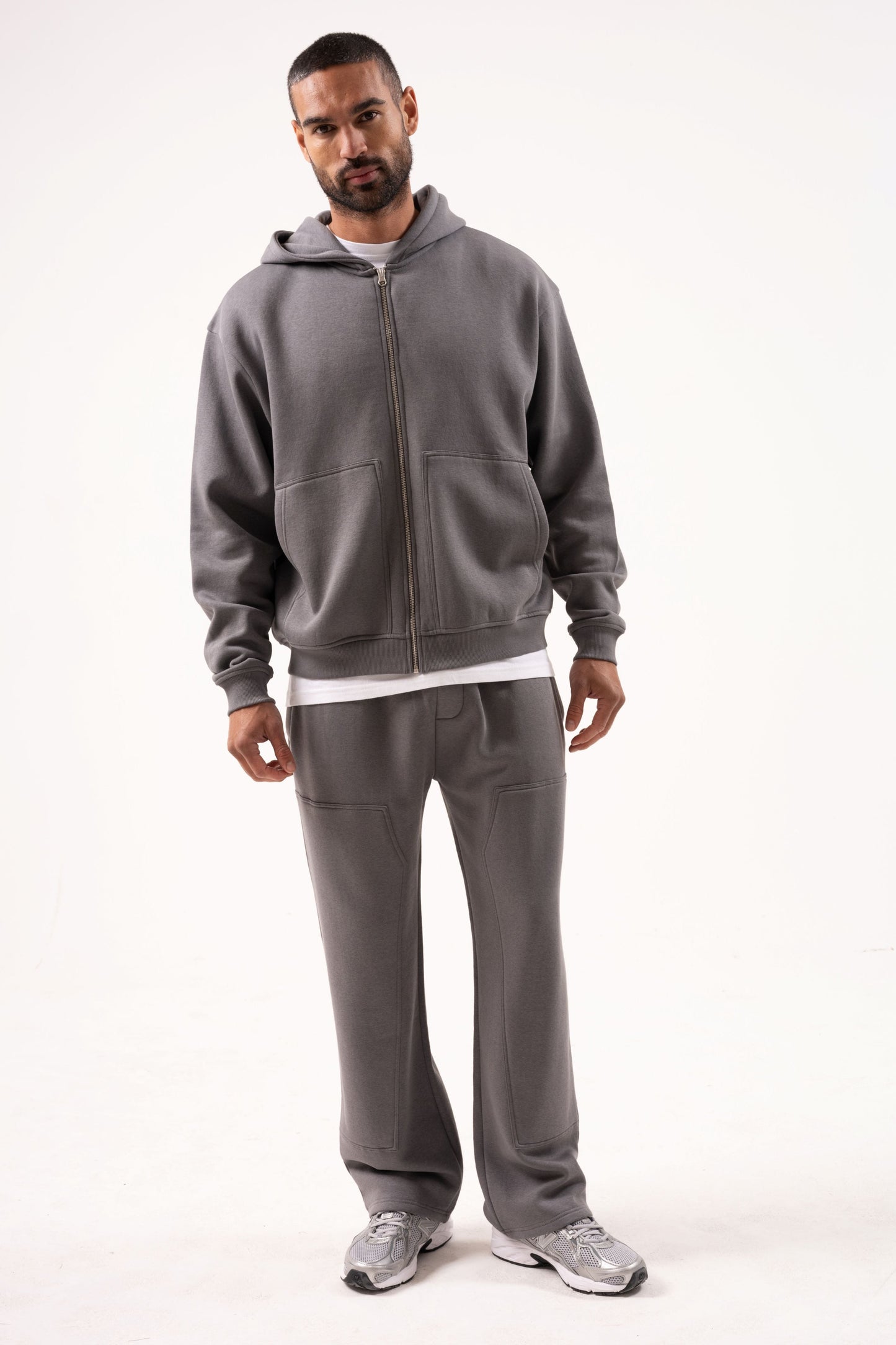 ORION CARPENTER OPEN HEM TRACKSUIT - CHARCOAL