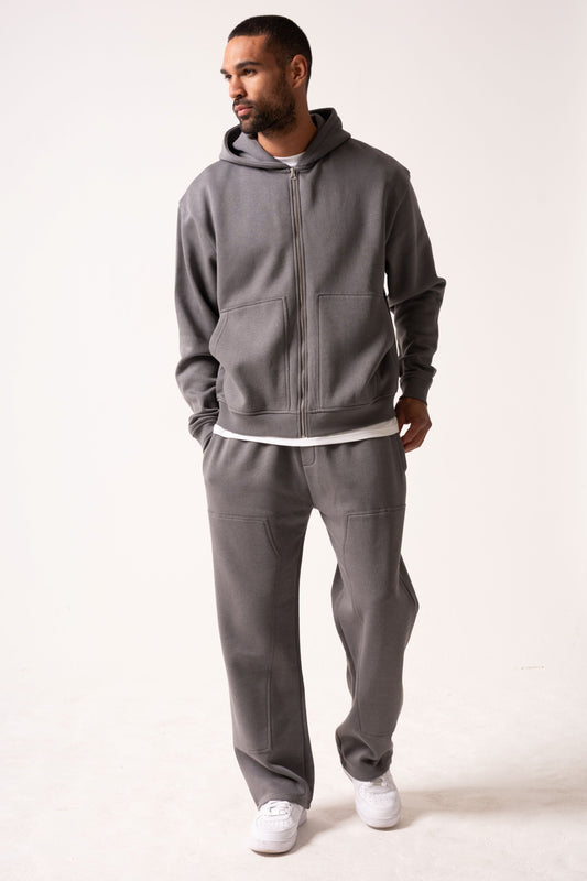ORION CARPENTER OPEN HEM TRACKSUIT - CHARCOAL