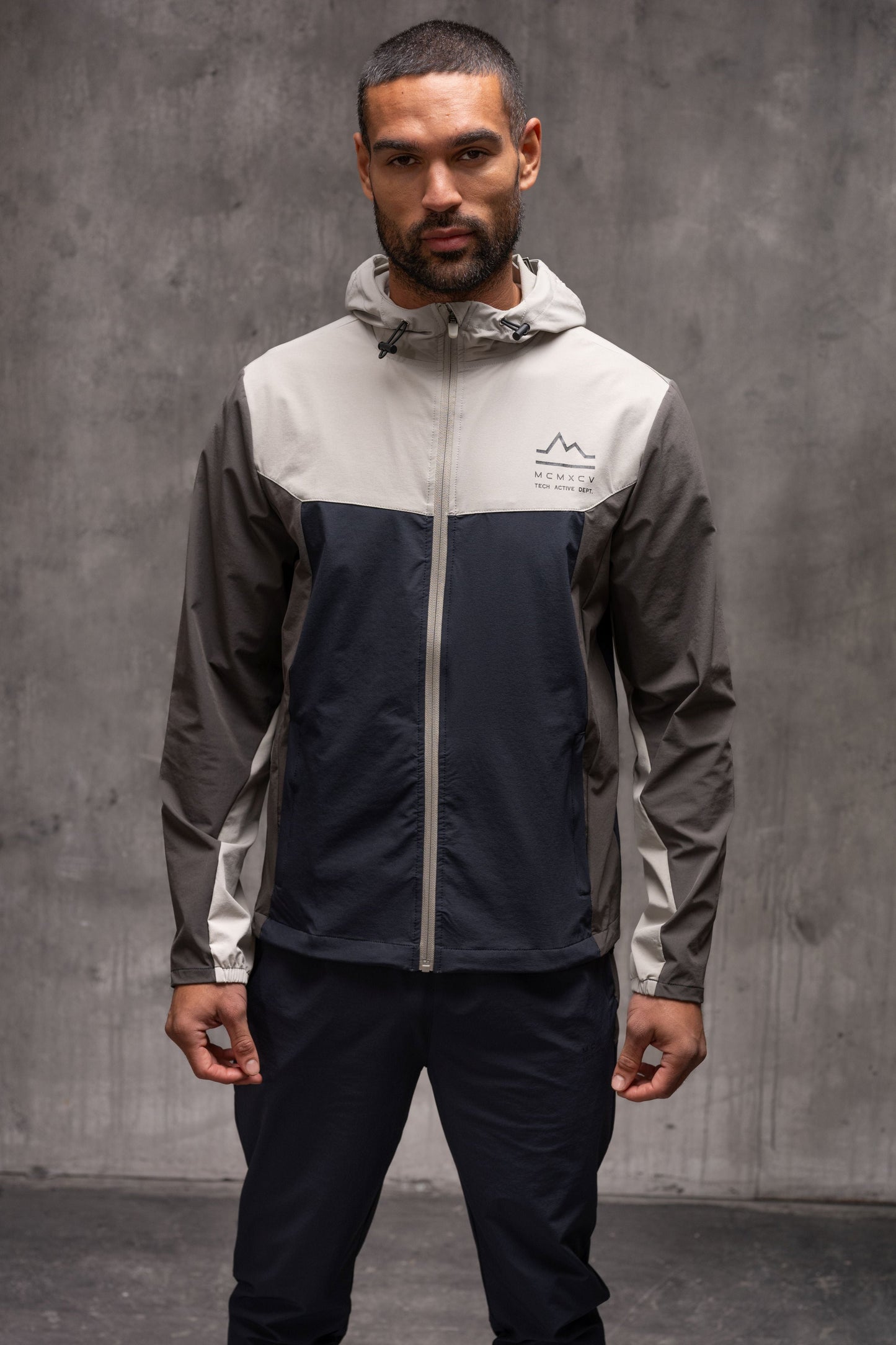 PULSE TECH JACKET - STONE/OMBRE/CHARCOAL