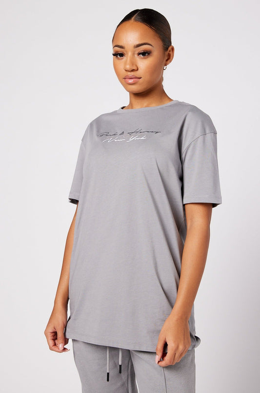 QUINN Relax Fit T-Shirt - Grey