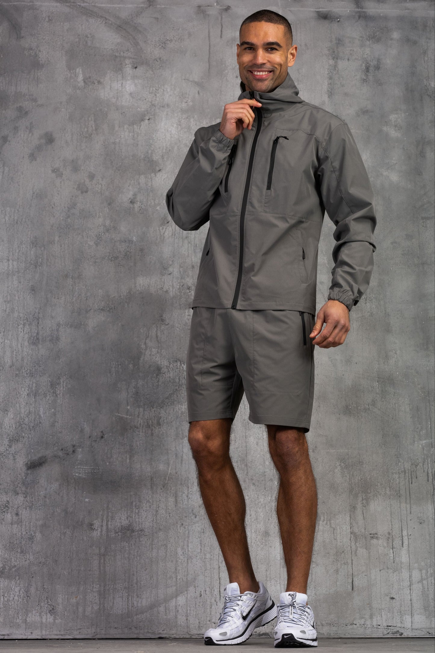 RAPTOR JACKET & SHORT SET - CHARCOAL