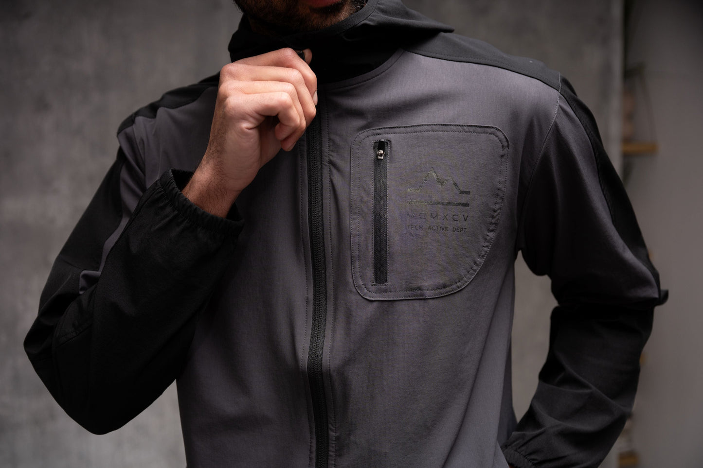 STEALTH TECH JACKET & PANT - DK CHARCOAL/BLACK