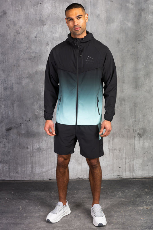 SURGE WINDBREAKER JACKET & SHORT - MINT/BLACK