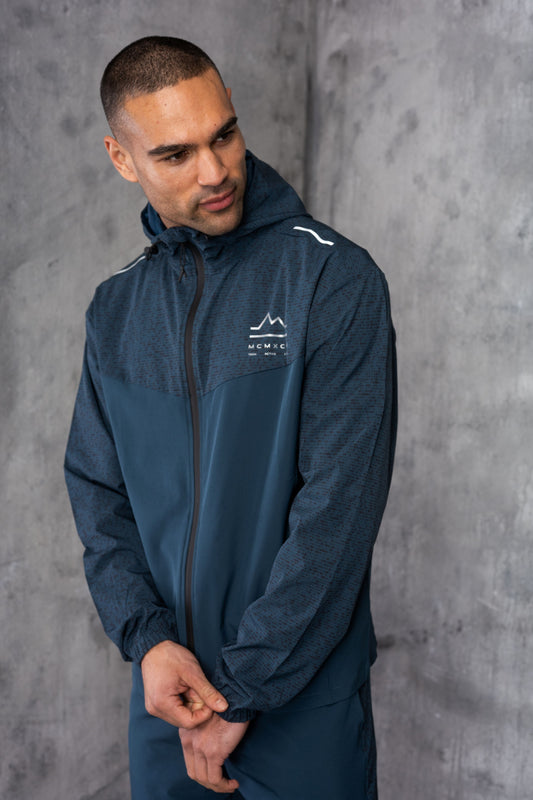 VICTORY WINDBREAKER JACKET - DK PETROL