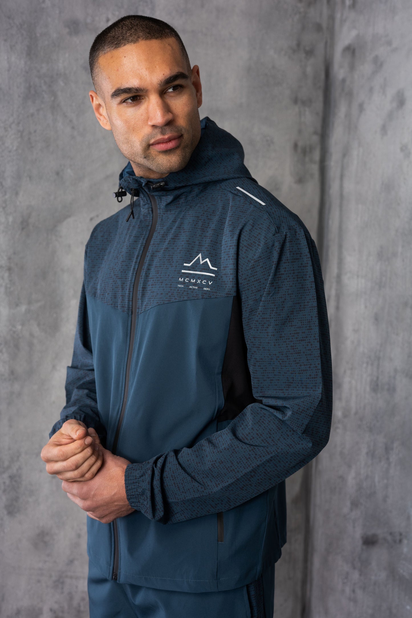 VICTORY WINDBREAKER JACKET & SHORT - DK PETROL