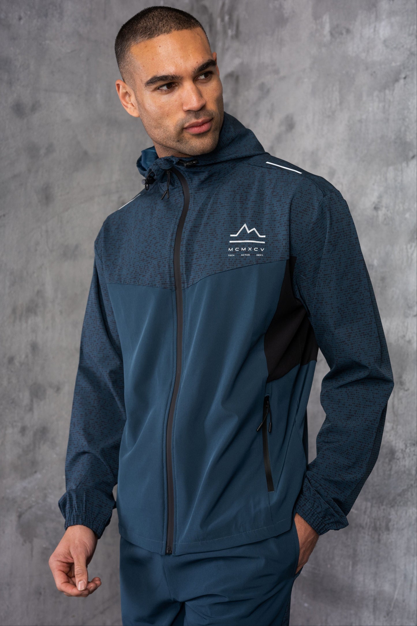 VICTORY WINDBREAKER JACKET & SHORT - DK PETROL