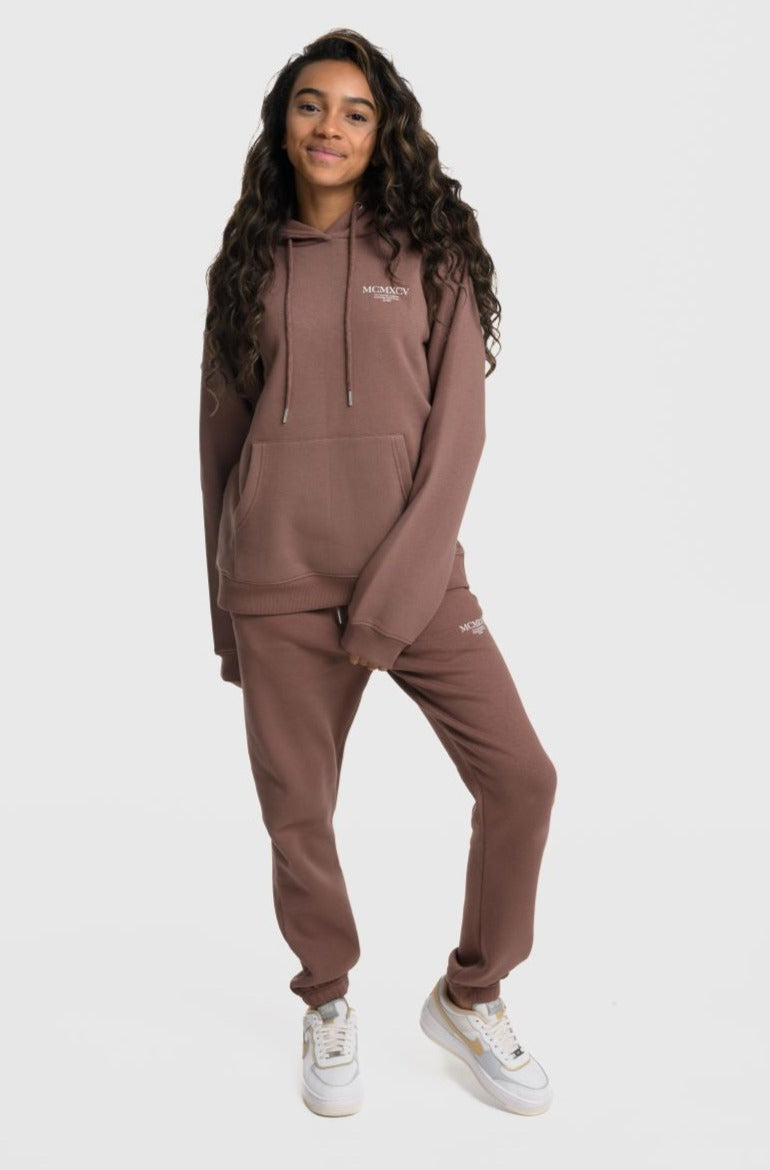 BUNDLE PACK - GLACIER GIRLS TRACKSUIT & T-SHIRT SET - CAPPUCINO